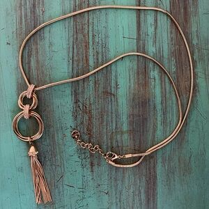 Alfani Elegant Gold Tassel Necklace